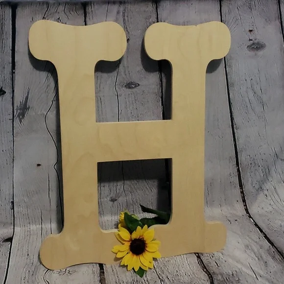 Craft wood letter H - BOGO8 - Picture 1 of 5